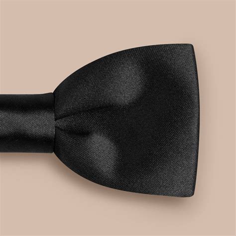 men style burberry bowtie|Silk Bow Tie in Black .